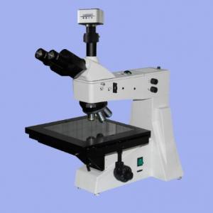 Transreflective polarizing microscope